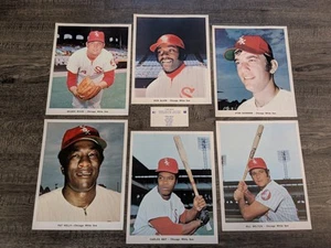 1970er Chicago White Sox Set 6 Fotos HOLZ ALLEN BAHNSEN MAY KELLY & MELTON - Bild 1 von 9