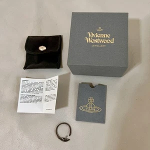 Anillo Vivienne Westwood Vendome Plata 925 XL con Bolsa para el Polvo y Caja ¡ROTO! - Imagen 1 de 6