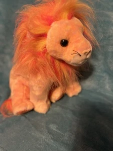 Ty Beanie Baby Buddy Bushy Lion Naranja 12” Peluche Gato - Imagen 1 de 5