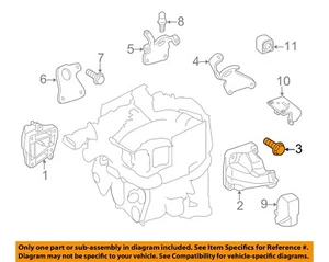 MERCEDES OEM C250 Engine Motor Transmission-Engine support bolt 910143008006 - Picture 1 of 2