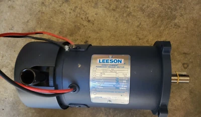 LEESON ELECTRIC MOTOR, 1/4hp, DC 24 Volt, 5/8" shaft. Part # C42D17NC5A - Image 1 of 3