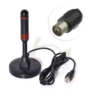 Digital TV Magnetic Mount Base PAL Plug Antenna for DVB-T DVB-T2 TV HDTV Tuner - Picture 1 of 4
