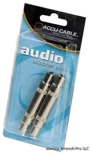 Accu-Cable Female 1/4" to Female 1/4" Adapter - Image 1 of 1