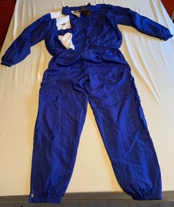 puma tracksuit blue and white