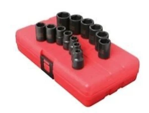 Sunex 3358 3/8" Drive 13 pcs Metric Impact Socket Set 7MM to 19MM  - Bild 1 von 5