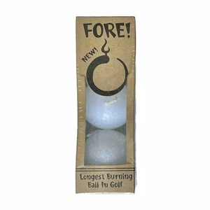 FORE Golf Ball Votive Candles Golfing Decor, Pack of 3 SEALED “Longest Burning…” - Picture 1 of 4