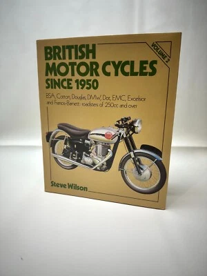 British Motor Cycles Since 1950 by Steve Wilson 1983 Hardcover Automotive Vol 2 Foto 1 de 4