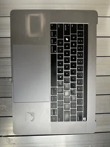 OEM MacBook Pro 15 2018 2019 A1990 reposamanos + panel táctil + teclado + bate FUNCIONANDO - Imagen 1 de 2