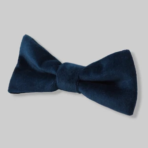 $26 Appaman Big Kid's Boy's Blue Velvet Adjustable Pre-Tied Bow Tie - Picture 1 of 3