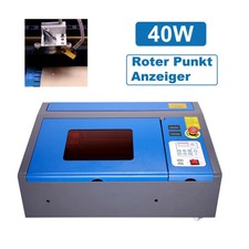 40W CO2 Laser Graviermaschine Gravierfräsmaschine Gravurmaschine mit Rädern
