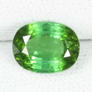 TORMALINA MOZAMBICO NATURALE 1,76 ct LUSTROSA BLU VERDE / - Ovale Vedi Vdo ON - Foto 1 di 3