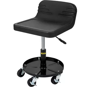VEVOR Rolling Garage Stool 300LBS Adjustable Mechanic Work Shop Seat w/Casters - Picture 1 of 12