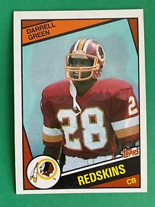 Darrell Green 1984 Topps Rookie Football Card #380 - Washington Hall of Famer - Picture 1 of 2