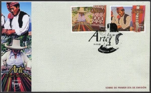 PERU 2022 FDC UPAEP TEXTILE ART - Picture 1 of 1
