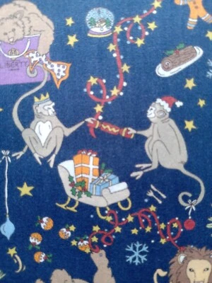 LIBERTY CHRISTMAS - animals - Liberty Tana Lawn Approx 67 x 22 cm - Image 1 of 4