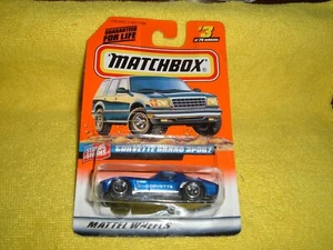Matchbox 1998 Stars & Stripes Corvette Grand Sport NIB Mattel #3 of 75 NIP - Picture 1 of 3