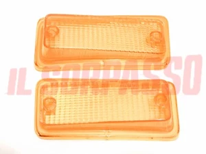 PLASTICHE FANALINI ANTERIORI FRECCE DESTRO SINISTRO FIAT 126 ARANCIO CARELLO - Imagen 1 de 2