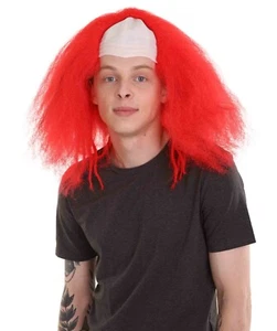 Bald Clown Wig | Red Color Adult HM-638 - Picture 1 of 8