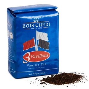 Authentic Bois Cheri Trois Pavillons Vanilla 125g loose Black Tea Mauritius - Picture 1 of 7
