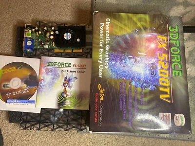 Jaton Corporation 3dforce Fx5200 Multimedia Accelerator 3DFORCEFX-5200 NEW - Image 1 of 4