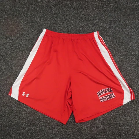 Indiana Hoosiers Under Armour Shorts Adult Large Red & White Football Mens Cover