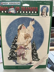 Daisy Kingdom Iron-On Transfer "White Christmas"  Santa 0116-05024 1996 NEW - Picture 1 of 2