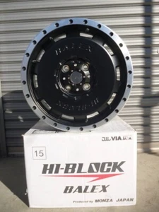 JDM 15inch 100x4h Wheels and tires 4 set mini truck Hijet Carry Sambar Acty - Picture 1 of 4