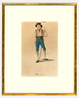 Style of David Alois Schmid (1791-1861) - Framed Watercolour, Man from Oberhasli
