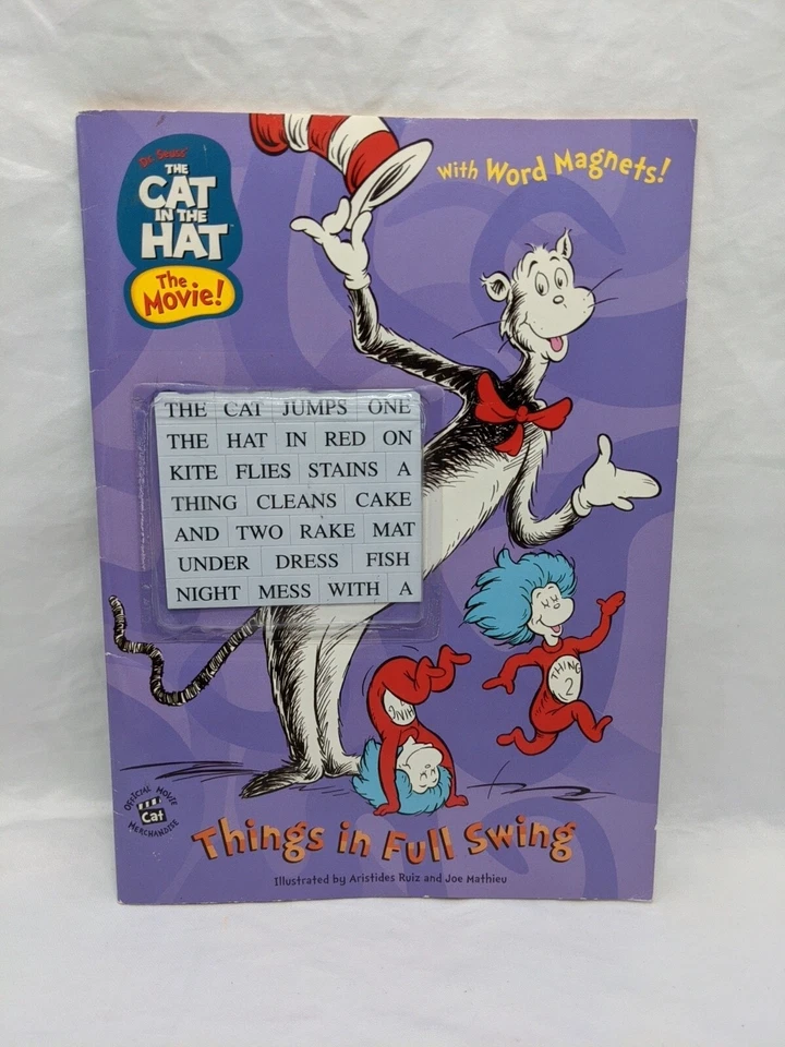 The Cat In The Hat Things In Full Swing Coloring Book With Magnets - Image 1 of 4
