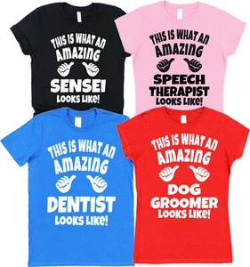 Camiseta personalizada Is What An Amazing Looks Like gran idea de regalo de Chritmas - Imagen 1 de 11