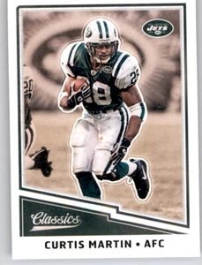 2017 Classics Curtis Martin NFL PWE Base Card Jets #113 - Picture 1 of 2