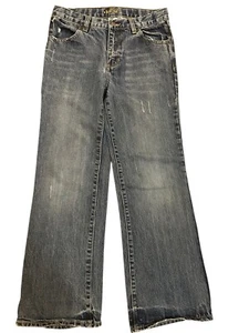 Boys OLD NAVY Blue JEANS Size 14 Regular Boot Cut Denim Pants Slacks - Picture 1 of 6