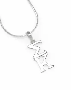Colgante de lavabo de plata esterlina Sigma Kappa, ¡NUEVO!*** - Imagen 1 de 2