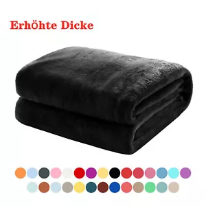 Kuscheldecke Winter Decke Wohndecke Sofadecke Flanell Tagesdecke Flauschige DE - Bild 1 von 18