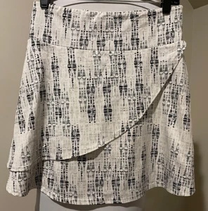 SOYBU Womens Black Gray & White Tennis Pickleball Golf Skirt - Sz Medium - Picture 1 of 5