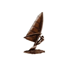 S15 Windsurfer COPPER Effect MAGNET Fridge/office desk English Pewter - Picture 1 of 1