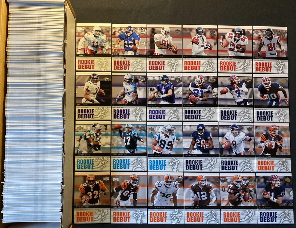 2005 Upper Deck Rookie Debut - Football Cards - #1-100 & AP - Complete Your Set - Image 1 of 1