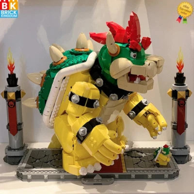 BRICKINGDOM NEW DIY The Mighty Bowser 71411 pc 2807 Building Blocks Set Model Kit Figure