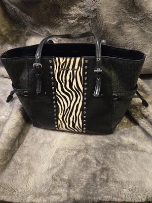 Cartera/bolso de mano clásico Michael Kors grande negro Voyager Foto 1 de 4