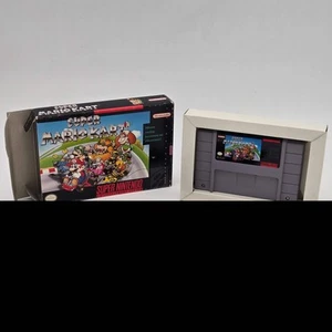 Super Mario Kart (Super Nintendo SNES, 1992) - Picture 1 of 2