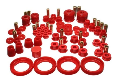 Kit de bujes de brazo de control Energy Suspension Hyper-Flex rojo 97-01 Honda Prelude Foto 1 de 4