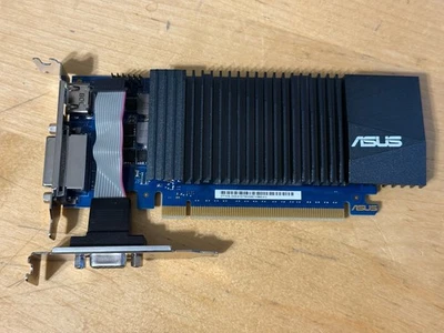 ASUS Geforce GTX 710 GT710-SL-2GD5-CSM Video Card 2GB DDR5 VGA HDMI DVI - Image 1 of 4