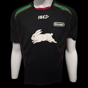 Rugby League South Sydney Rabbitohs Black Training Top NRL Size Medium - Imagen 1 de 11