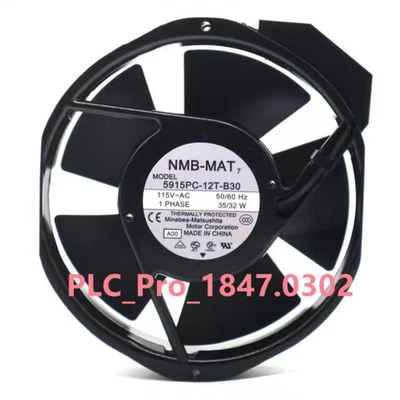 1PCS 5915PC-12T-B30-A00 for NEW NMB-MAT Fan 115V 50/60Hz 35/32W 5915PC-12T-B30