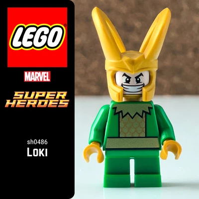 🌈 LEGO Loki sh0486 Minifigure Marvel Super Heroes - Immagine 1 di 4
