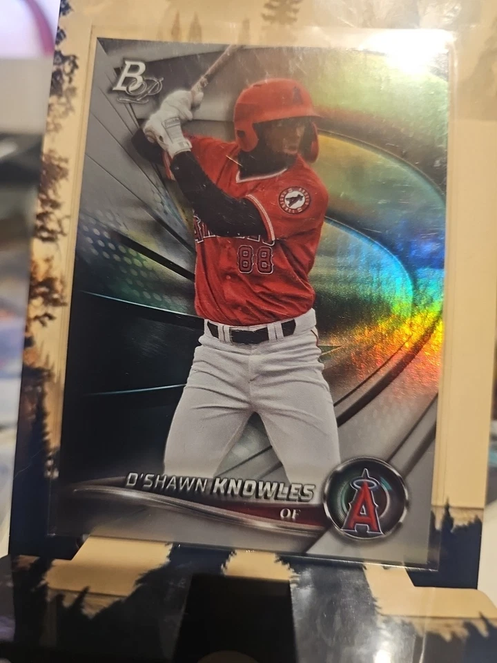 2022 Bowman Platinum Top Prospects D'Shawn Knowles #TOP-96 Los Angeles Angels  - Image 1 of 1