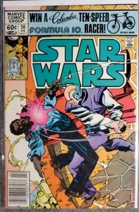 Star Wars # 56 Marvel Comic Book Skywalker Han Solo Jedi Yoda Newsstand (Vf+) - Picture 1 of 8