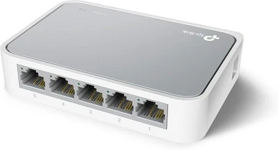 TP-Link 5 Port Fast Ethernet Switch | Desktop Ethernet Splitter | Hub | - Image 1 of 4