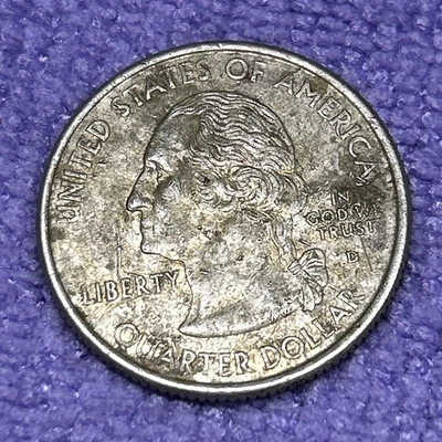 2000 P Massachusetts Quarter Error  Obverse & Reverse Cladding & Strike Errors  - Image 1 of 4