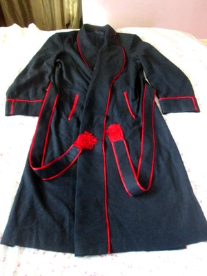 De colección. BATA HOMBRE MAUS & HOFFMAN 100% CACHEMIR CHAL CUELLO BOLSILLOS TALLA L. Foto 1 de 4